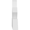 Ekena Millwork Saratoga Architectural Grade PVC Gable Bracket, 72"W x 12"H x 2"D x 4"F, 4/12 Pitch GBP072X12X0204SAR00 - alternate 5